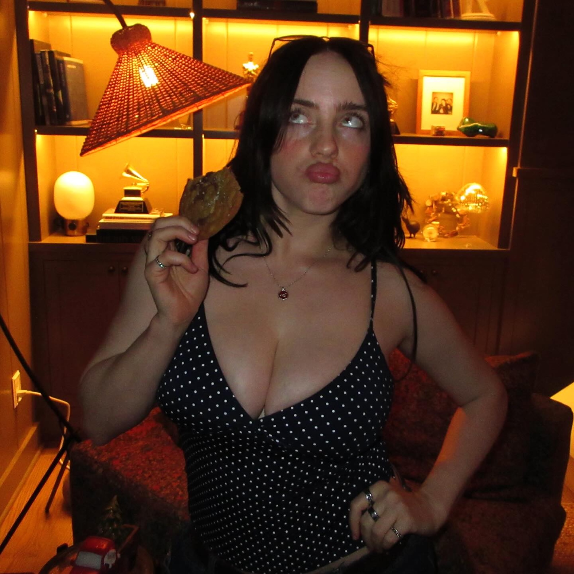 Billie Eilish Puts Her Curves on Display in a Cleavage-Baring Top to Kick Off 2026